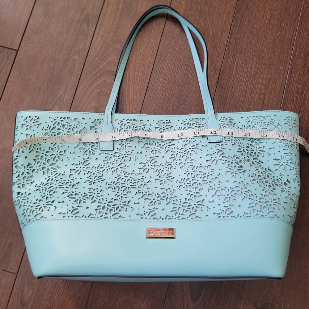 Kate Spade Floral Tote And Pouch - Picture 7 of 8